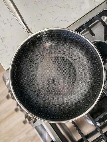 Miniatura 4 de Black Cube CeramicQR - Utensilios de cocina fabricados en Francia, sartén de chef de liberación rápida, 9.5 pulgadas, utensilios de cocina híbridos
