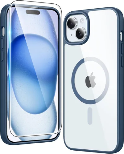 Miniatura 1079 de FNTCASE Funda para iPhone 13 Pro-Max: Fundas magnéticas transparentes compatibles con Magsafe Slim anti amarillamiento protección contra caídas