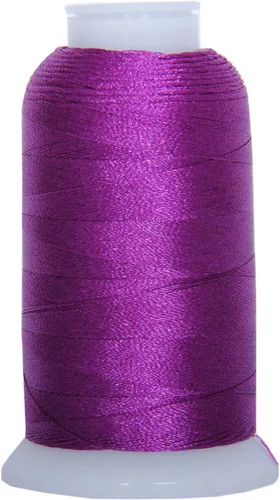 Miniatura 27 de Carretes de hilo de poliéster, 1000 m – 160 colores – Peso del hilo: 40 40wt trilobal polyester embroidery thread with bright sheen. Works with