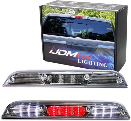 Miniatura 13 de iJDMTOY Conjunto de luz de freno/stop de montaje alto LED completo con lente ahumada compatible con Ford 2015-2020 F-150, 2017 y posteriores F-250