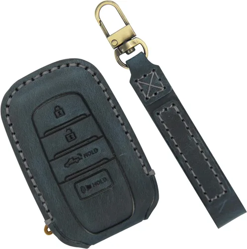 Miniatura 9 de Funda para Llavero para Accesorios Toyota Tundra 2022-2024 2025 2026, para Tacoma 2024 2025 2026 Cubierta de Llavero de Cuero, para Camry 2025 2026