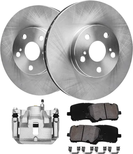 Miniatura 15 de Detroit Axle - Rotores de freno para Nissan NV2500 NV3500 NV1500 NV1500 2012-2021, repuesto de rotores de freno de disco: rotor delantero de 14.17