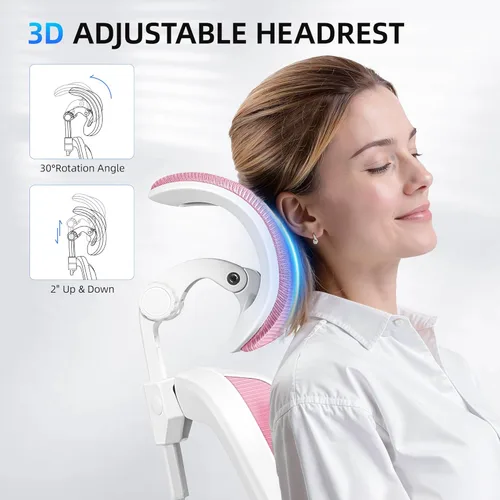 Miniatura 10 de FelixKing Silla de oficina, silla de escritorio con soporte lumbar ajustable, silla ergonómica para computadora con respaldo alto y reposabrazos
