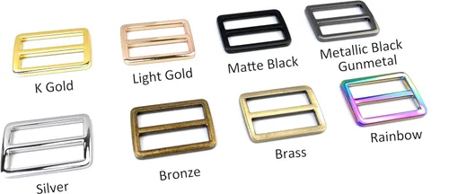Miniatura 3 de 10 hebillas deslizantes de metal resistente, aleación de zinc, correas deslizantes, correas deslizantes, correa deslizante, ajustador de cinturón