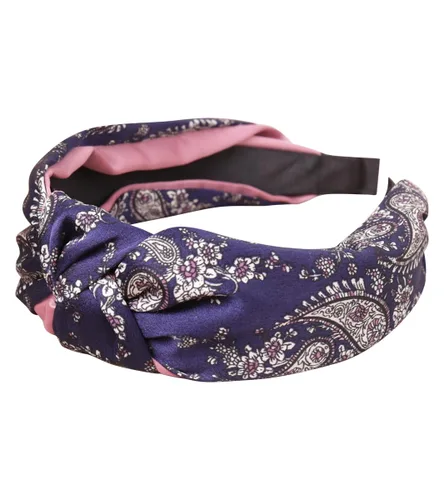 Miniatura 14 de YARN & INK Cintas para el cabello de mujer con perlas barrocas de terciopelo y lazo de strass, estilo retro vintage hecho a mano, elegante accesorio