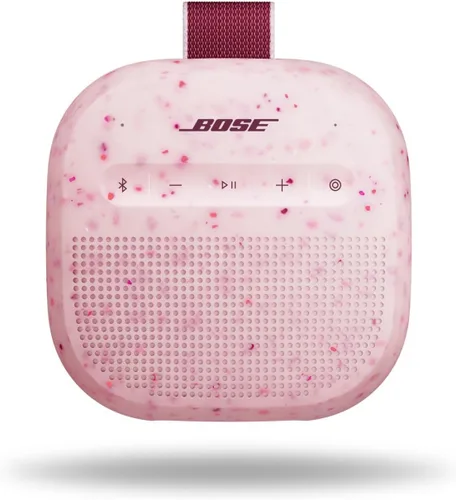 Bose SoundLink Micro Altavoz Bluetooth portátil (2ª generación), altavoz inalámbrico para exteriores, hasta 12 horas de duración de batería, Rosado