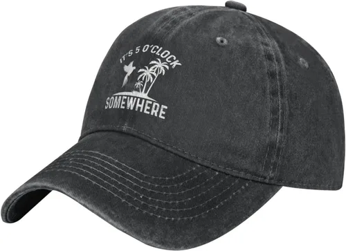 Miniatura 2 de 5 Oclock Somewhere Hat It is 5 Oclock Somewhere Hat Sombrero Mujer Gorra de béisbol Cool Hats