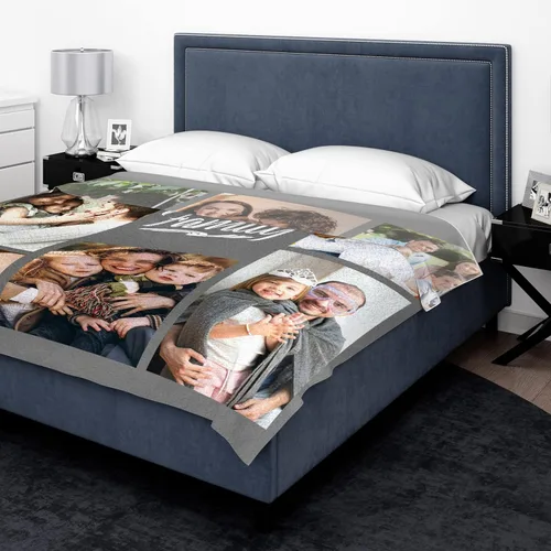Miniatura 48 de Manta personalizada con foto/texto, manta con imagen personalizada, regalos de amor, regalos personalizados para parejas para novio, novia, esposa