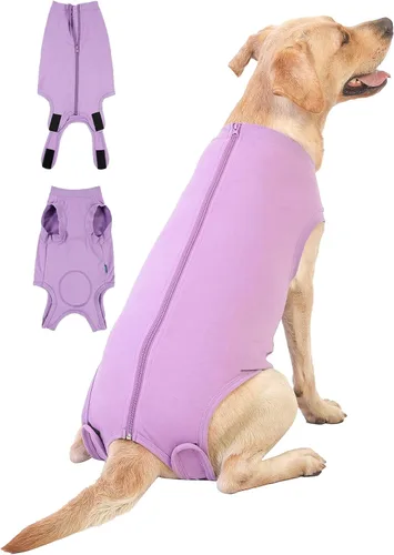 Miniatura 16 de Traje de recuperación de cirugía para perros – Después de la esterilización, heridas abdominales después de la recuperación quirúrgica, antilamida