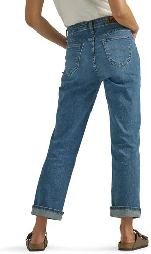 Miniatura 3 de Lee Jeans estilo boyfriend de talle medio para mujer