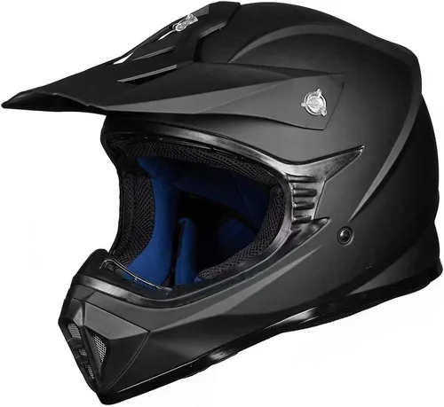 Miniatura 12 de ILM Casco de cara completa para motocicleta, motocross y cuatrimoto para niños y jóvenes, aprobado por el Departamento de Transporte de Estados