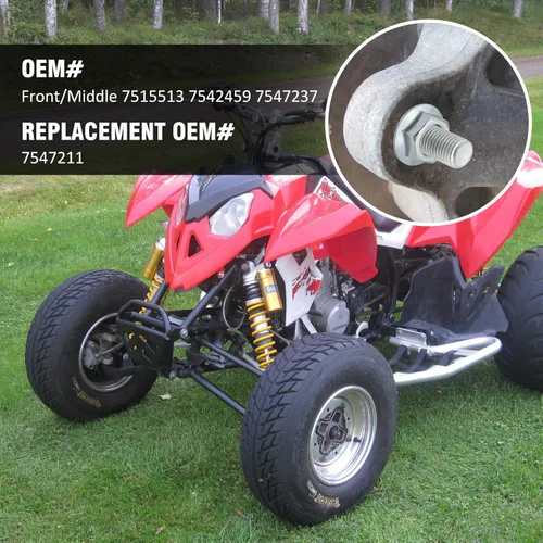Miniatura 6 de 4 pernos de rueda 7515513 delantero/medio compatibles con Polaris Ranger Sportsman Magnum Outlaw Trail Blazer Trail Boss Predator Scrambler ATP