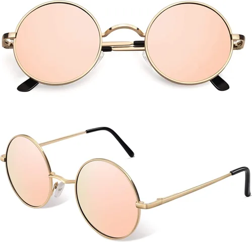 Miniatura 59 de CGID Gafas de sol unisex polarizadas redondas E01 Lennon