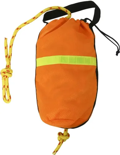 NovelBee Bolsa de cuerda de rescate con línea de polipropileno flotante trenzada de 5/16 pulgadas x 70 pies para kayak y barco de emergencia