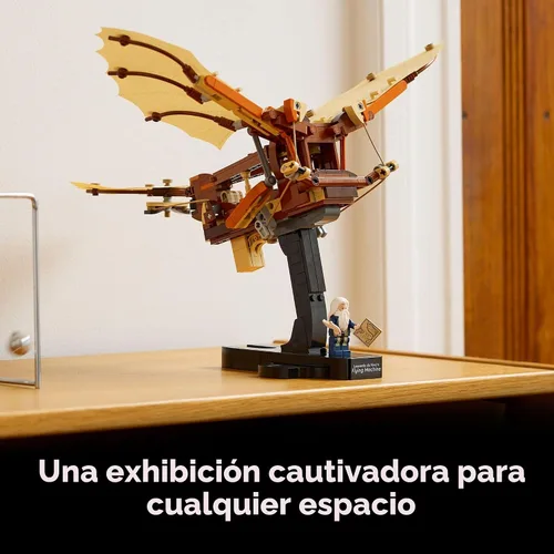 Miniatura 6 de LEGO Icons Leonardo da Vinci's Flying Machine DIY Kit - Set de construcción de ornitóptero para adultos, mayores de 18 años - Manualidades