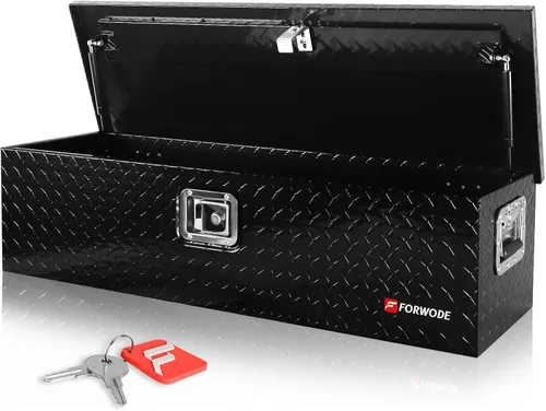 Miniatura 14 de FORWODE - Caja de herramientas de 48 pulgadas para cama de camión, de aluminio para camioneta, caja de herramientas para RV, cajas de herramientas