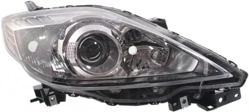 Miniatura 7 de Para Mazda 5 2008-2009 unidad de montaje de faros delanteros bisel negro lado del conductor MA2518128 CE51-51-0L0C