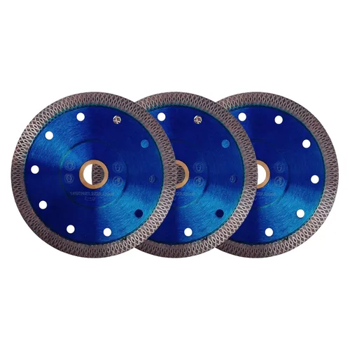 GoYonder Hoja de sierra de diamante súper fina de 5 pulgadas para cortar azulejos de porcelana, cerámica de mármol de granito (5 pulgadas, 3