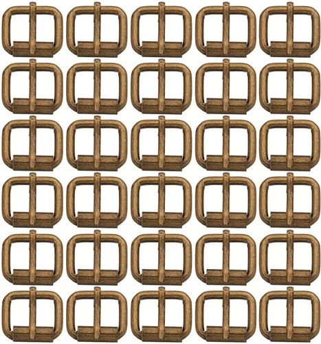 Miniatura 9 de BIKICOCO Hebilla de rodillo, 3/4 pulgadas de talón Rolling Bar Hebillas para bolsos Correas de correas de cuero