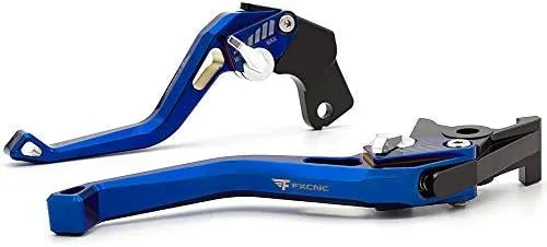 Miniatura 5 de FXCNC Palancas de embrague de freno de motocicleta compatibles con FZ1 FAZER 06-15, FZ8 2011-2019, FZ6R / XJ6 Diversion 09-15, FZ6 FAZER 2004-2010