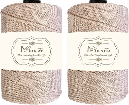 Miniatura 15 de Cordón de macramé premium de poliéster 3 mm × 218 yardas, cordón de macramé 100% polipropileno de 3 mm, ideal para crochet, colgadores de pared, 30
