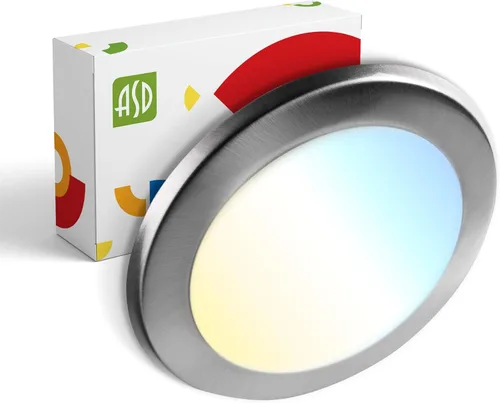 Miniatura 25 de ASD Paquete de 12 luces LED de disco de 6 pulgadas, 15 W 5000 K luz diurna 1300 LM CRI90+, luminaria empotrable regulable de techo, montaje en Blanco