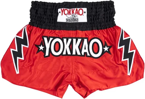 YOKKAO Pantalones cortos de boxeo Muay Thai para hombres y mujeres Pantalones cortos de satén premium para atletas Ideal para entrenamiento y