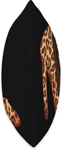 Miniatura 2 de Divertido leopardo estampado animal tacones altos regalo mujeres stiletto tiro almohada