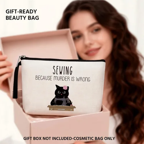 Miniatura 6 de Hanamiya Na Regalos de compromiso para mujeres, bolsa de maquillaje divertida para tejer, regalo de ganchillo Multicolor0040