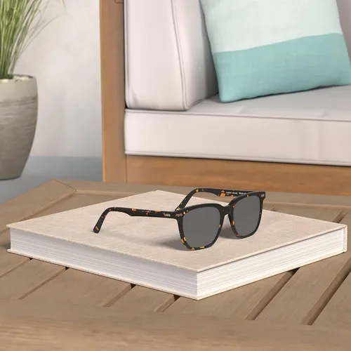 Miniatura 32 de CARFIA Lentes de sol polarizados cuadrados para hombre, protección UV400, acetato retro, hechos a mano, hechos a mano