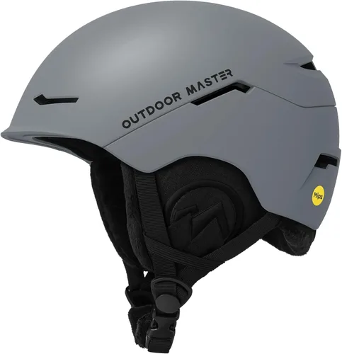 Miniatura 11 de OutdoorMaster ELK MIPS - Casco de esquí, casco deportivo de nieve y snowboard para hombres, mujeres y jóvenes Blanco Perlado