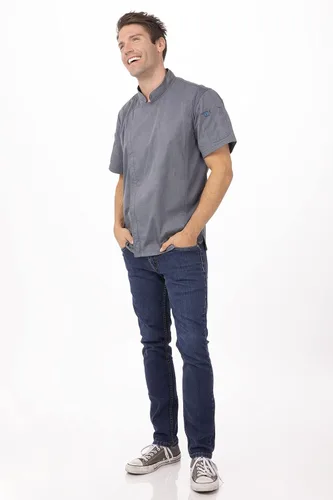 Miniatura 3 de Chef Works Springfield - Abrigo de chef para hombre