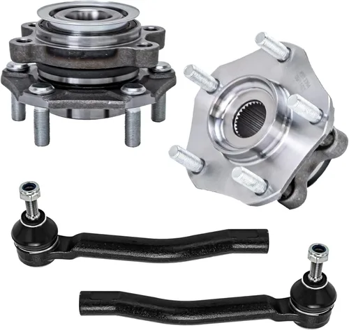 Miniatura 105 de Detroit Axle - Kit de extremo delantero RWD para Chrysler 300 Dodge Challenger Charger Upper Lower Control Arms rótulas de rodamiento de rueda Bujes