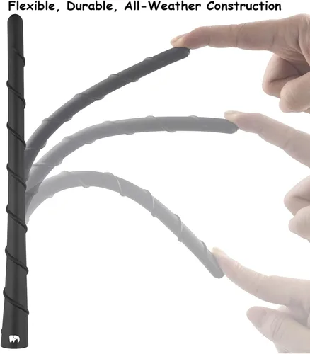 Miniatura 7 de ONE250 Antena de núcleo de cobre flexible en espiral de 8 pulgadas, compatible con todos los camiones Dodge RAM