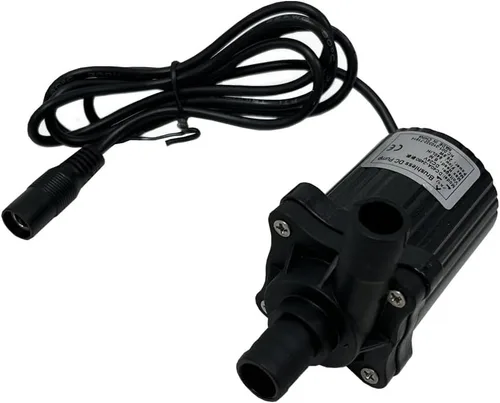 Miniatura 5 de SHYSKY Bomba de agua de 24 V CC, sumergible, accionada magnéticamente, más potente DC40A-2460 28W 6M 19 pies, 221 GPH para fuente de pecera