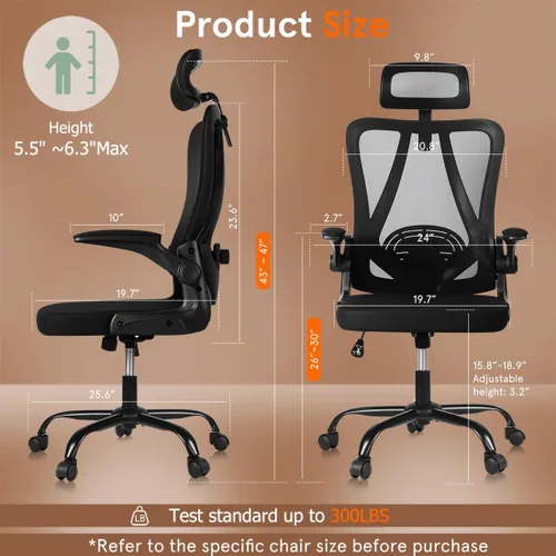 Miniatura 3 de Silla de oficina, silla de juegos, silla de escritorio, cómoda silla de computadora, silla ergonómica de oficina, silla de oficina de malla