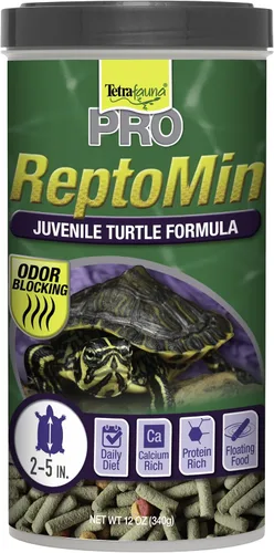 Miniatura 14 de Tetra TetraFauna PRO ReptoMin Pro Sticks Fórmula de tortuga para adultos, dieta diaria para tortugas acuáticas, 8.11 onzas