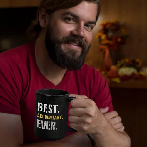 Miniatura 6 de Best Accountant Ever - Taza de regalo divertida y única, regalo para compañeros de trabajo, regalo para miembros de la familia, regalos
