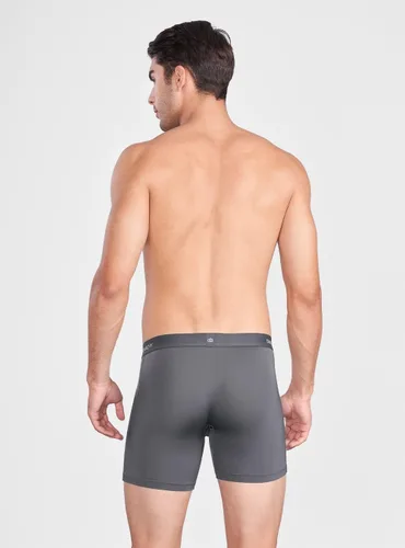 Miniatura 4 de DAVID ARCHY Mens Underwear Mesh Quick Dry Polyamide Boxer Briefs Active Sports Soft Breathable Underwear in 3 Pack