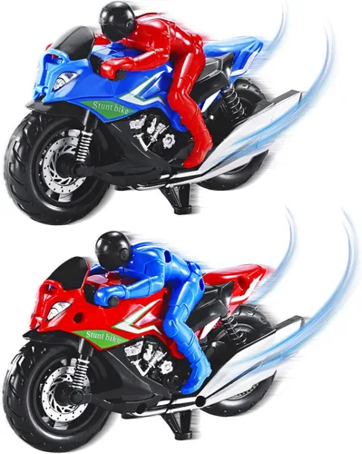 Motocicletas de juguete - Divertidos juguetes de motocicleta para niños de 3 a 8 años de edad de 1 a 8 años, colección de motocicletas fundidas a
