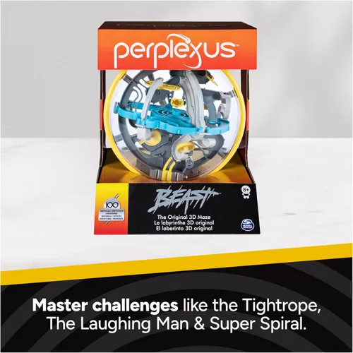 Miniatura 5 de Perplexus Beast 3D Juego de Laberinto de Gravedad Rompecabezas de Cerebro Juguetes de Maniobra Puzzle Ball, Artículos de Alivio de Ansiedad, Cosas