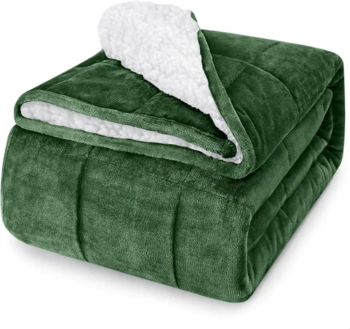 Miniatura 76 de yescool - Manta con peso, 7 libras, fresca, transpirable, con cuentas de cristal prémium, lavable a máquina, para dormir, 60-90 libras, 41 x 60 Gris