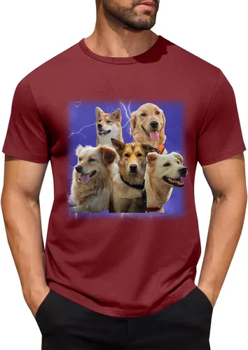 Miniatura 36 de Camisetas personalizadas para hombre, camiseta personalizada con fotos, imagen de mascota, camiseta unisex, diseña tu propio regalo divertido