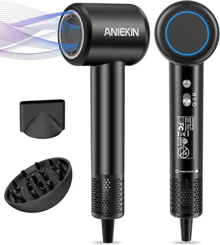 Miniatura 9 de Secador de Pelo, Secador de Pelo Iónico de Alta Velocidad y Bajo Ruido para Secado Rápido, Regalos de Cumpleaños y Navidad para Mujeres, Hombres