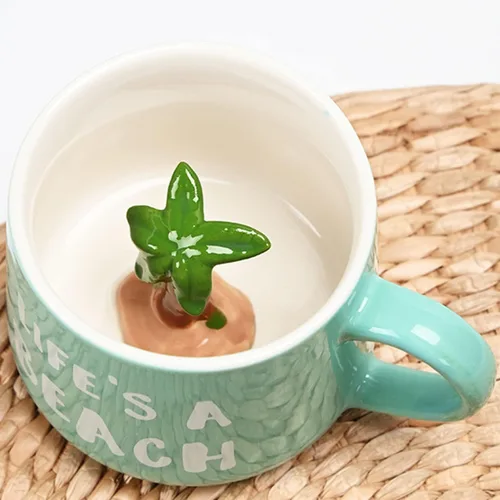 Miniatura 16 de Arawat Bonita taza de café de alpaca con interior de alpacas divertido estampado de alpaca, tazas de café de 11.8 fl oz con cuchara, tazas de té