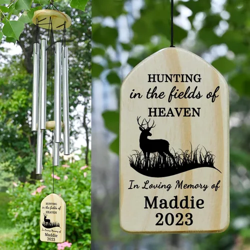 Miniatura 10 de Campanillas de viento conmemorativas para la pérdida de la madre, regalo de condolencias en memoria de mamá