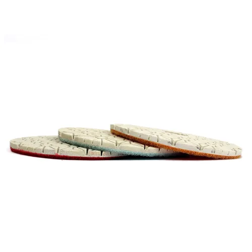 Miniatura 4 de 3.937 in 3 Pasos de diamante almohadillas de pulido flexible uso húmedo para granito herramienta de pulido de mármol pulido concreto