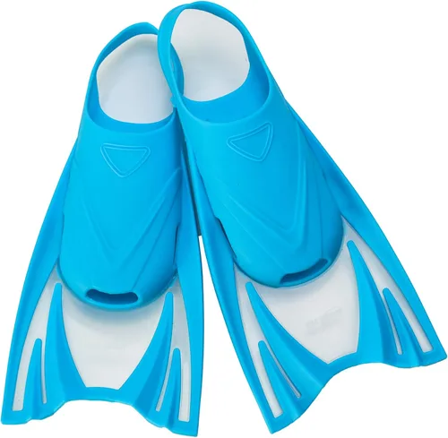 Miniatura 9 de Aletas de natación para adultos y niños, aletas de buceo premium, aletas de esnórquel para hombres y mujeres, aletas versátiles de entrenamiento