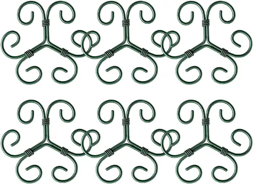 Miniatura 15 de Juego de soporte para tallos de plantas, 2025 nuevo soporte de plástico reutilizable para plantas trepadoras, enrejado de 3/6 piezas, estacas