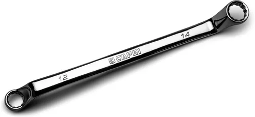 Capri Tools 12 x 14 mm 75-Grado de profundidad llave de caja de doble extremo offset